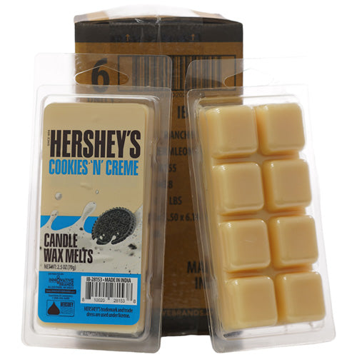 SWEET TOOTH 2.5oz Hershey Cookies N' Cream Wax Melts 6ct