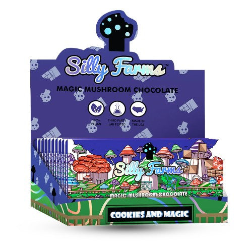 SILLY FARMS Magic Mushroom Chocolate Bar Cookies-N-Magic 10ct