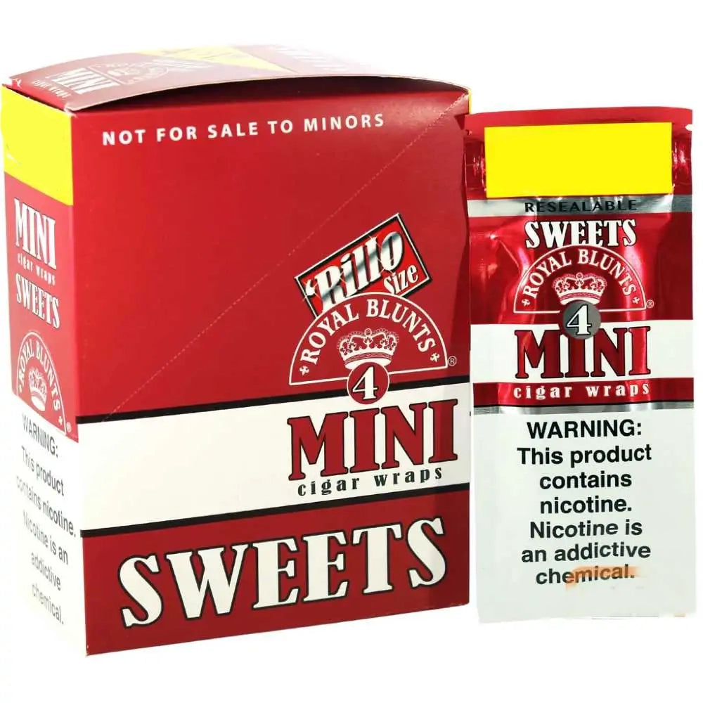 ROYAL BLUNTS Mini Cigar Wraps Sweet 4-Pack 15ct