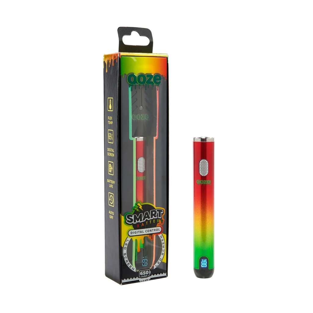 OOZE Smart Battery 650mAh Rasta 1ct