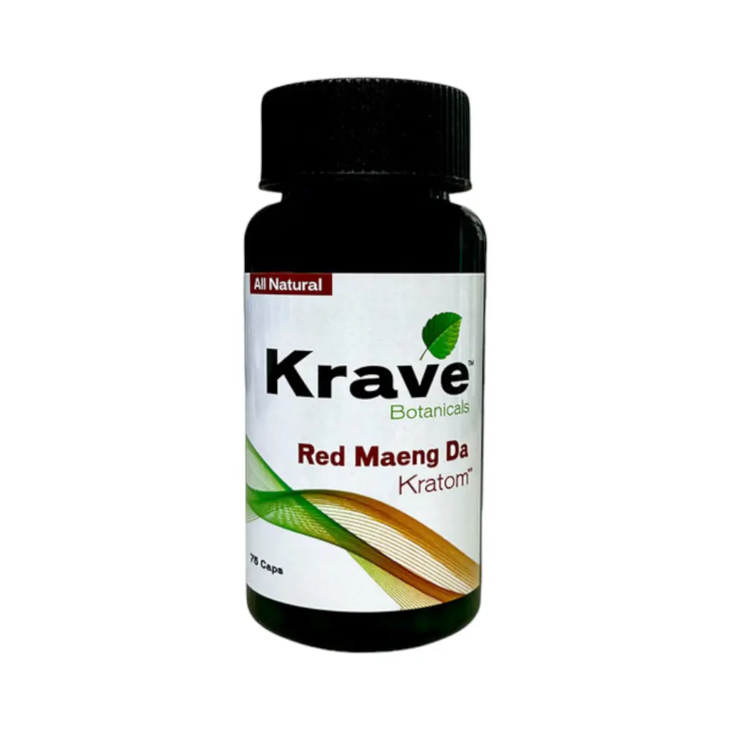 KRAVE Kratom Red Maeng Da Caplets 75/1ct