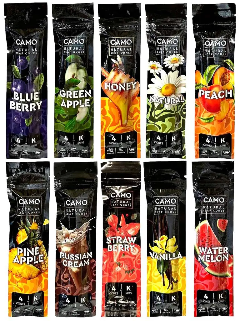 CAMO Natural Leaf Cones Variety Pack 10-Flavor 12ct
