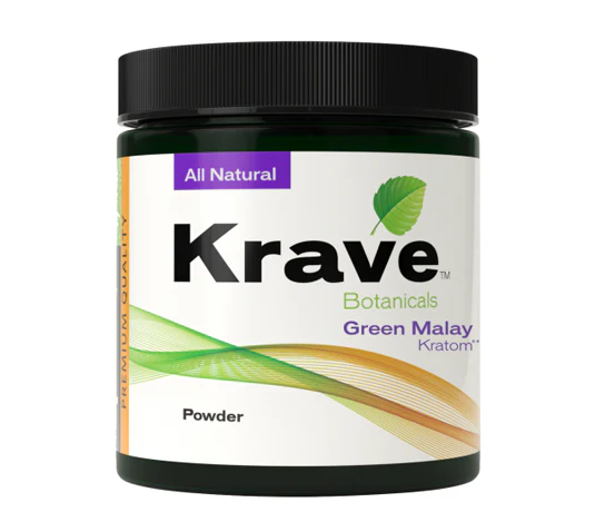 KRAVE Kratom Green Malay Powder 60g 1ct