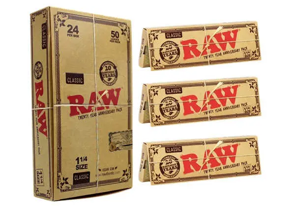 RAW Classic Papers 11/4 Size 20th Anniversary 24ct