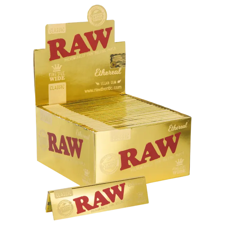 RAW Ethereal Paper King Size Wide 24ct