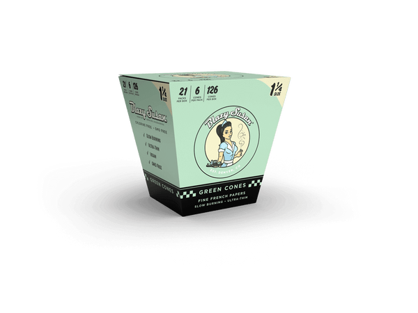 BLAZY SUSAN Green Cones Display 11/4 Size 6/21ct