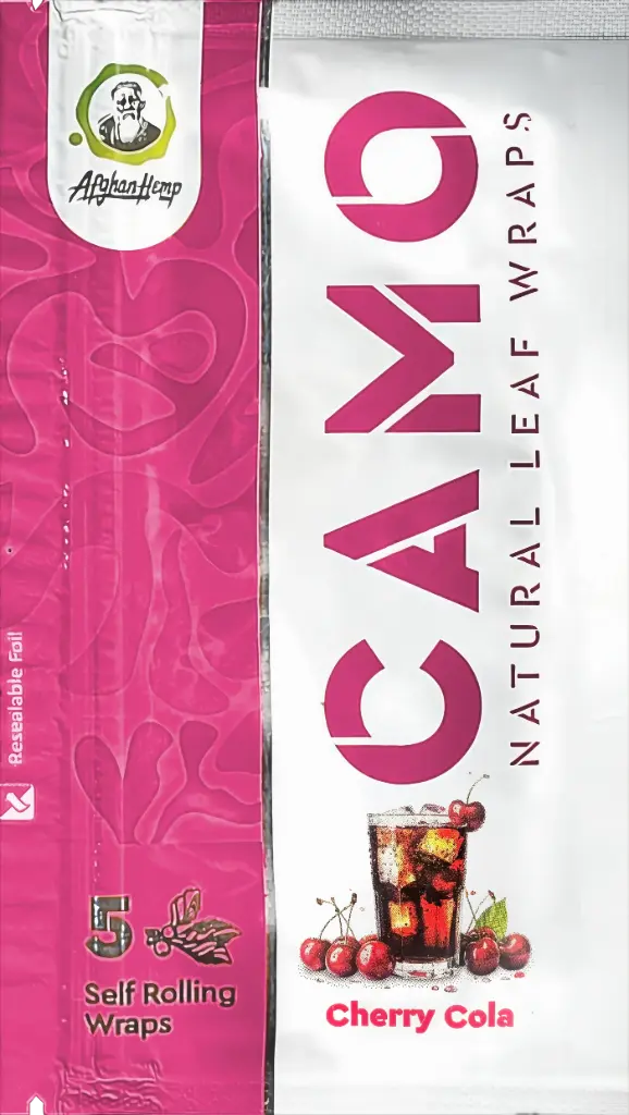 CAMO Natural Leaf Wraps Cherry Cola 5-Pack 25ct