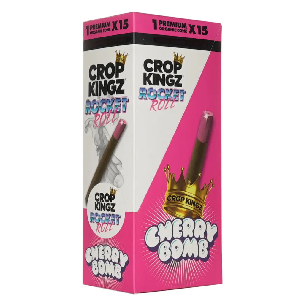 CROP KINGZ Rocket Roll Biodegradable Sugar Tips Cherry Bomb 15ct