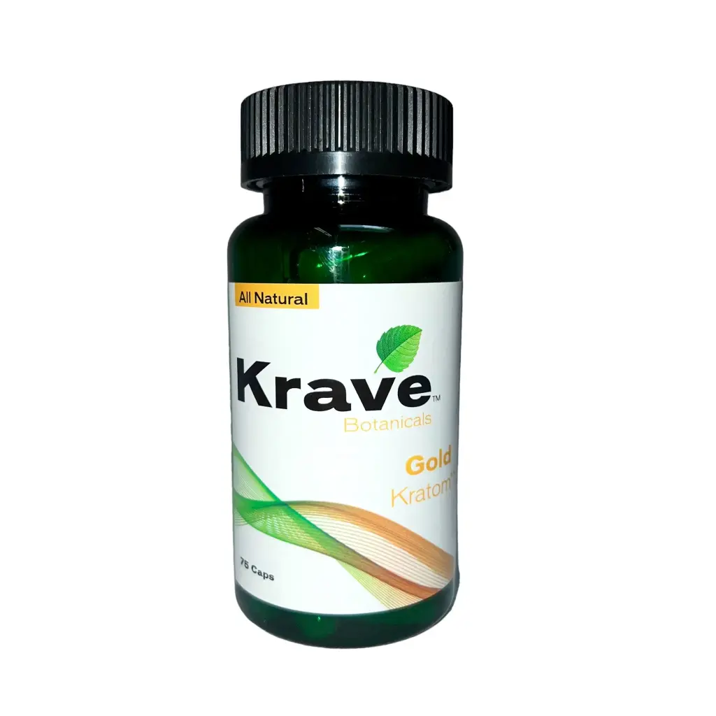 KRAVE Kratom Gold Caplets 75/1ct