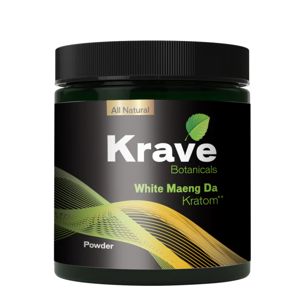KRAVE Kratom White Maeng Da Powder 120g 1ct