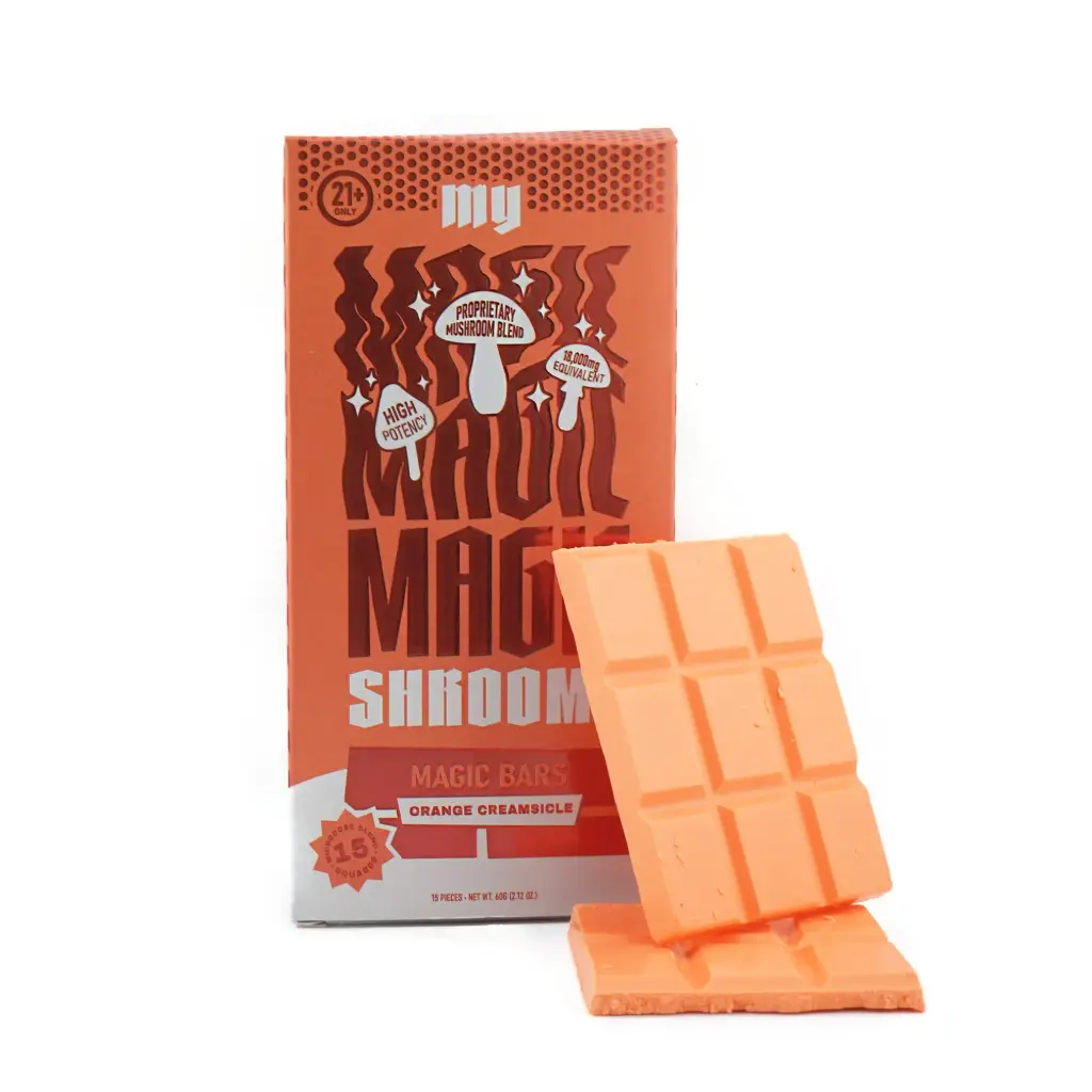 MY MAGIC SHROOMS Chocolate Bar Orange Creamsicle 15/6ct