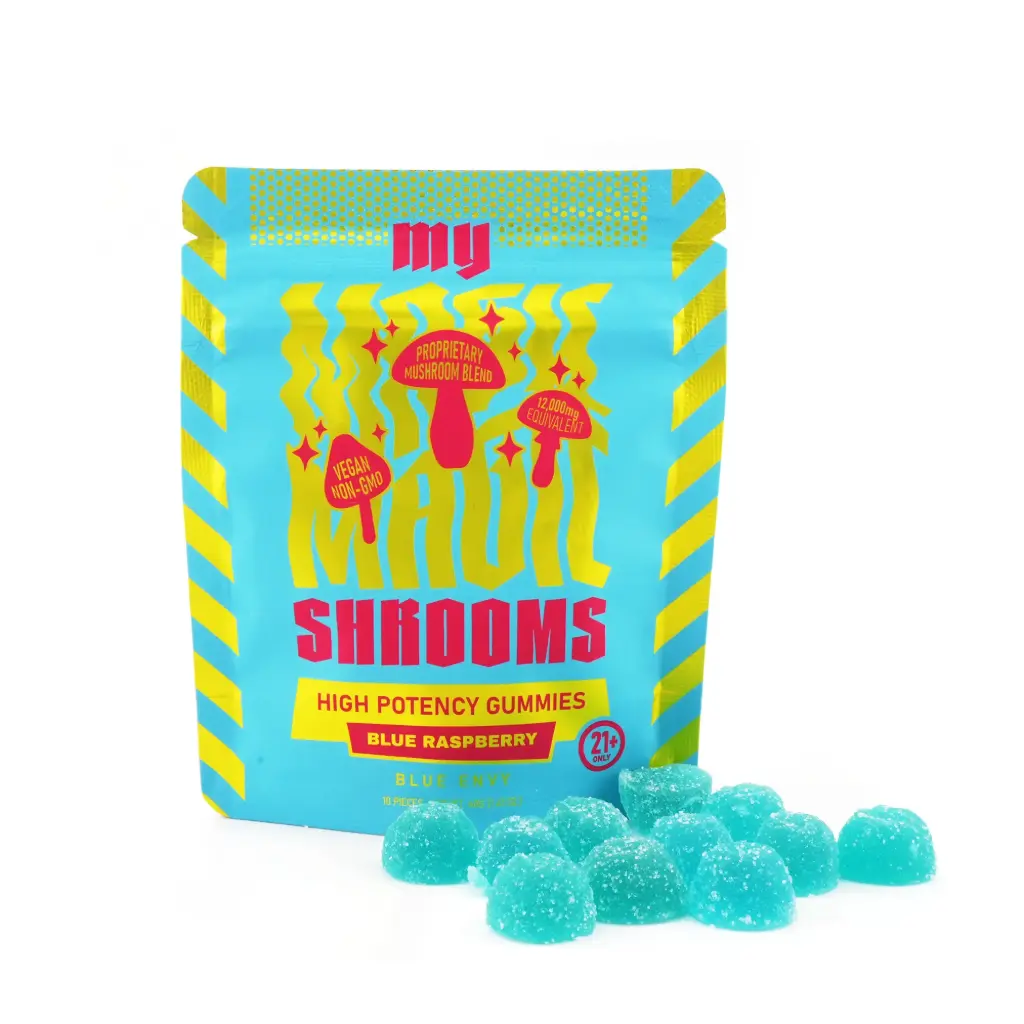 MY MAGIC SHROOMS Gummies Blue Envy (Blue Raspberry) 6/10ct
