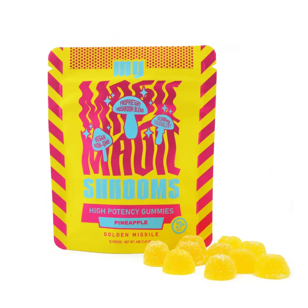 MY MAGIC SHROOMS Gummies Golden Missile (Pineapple) 6/10ct