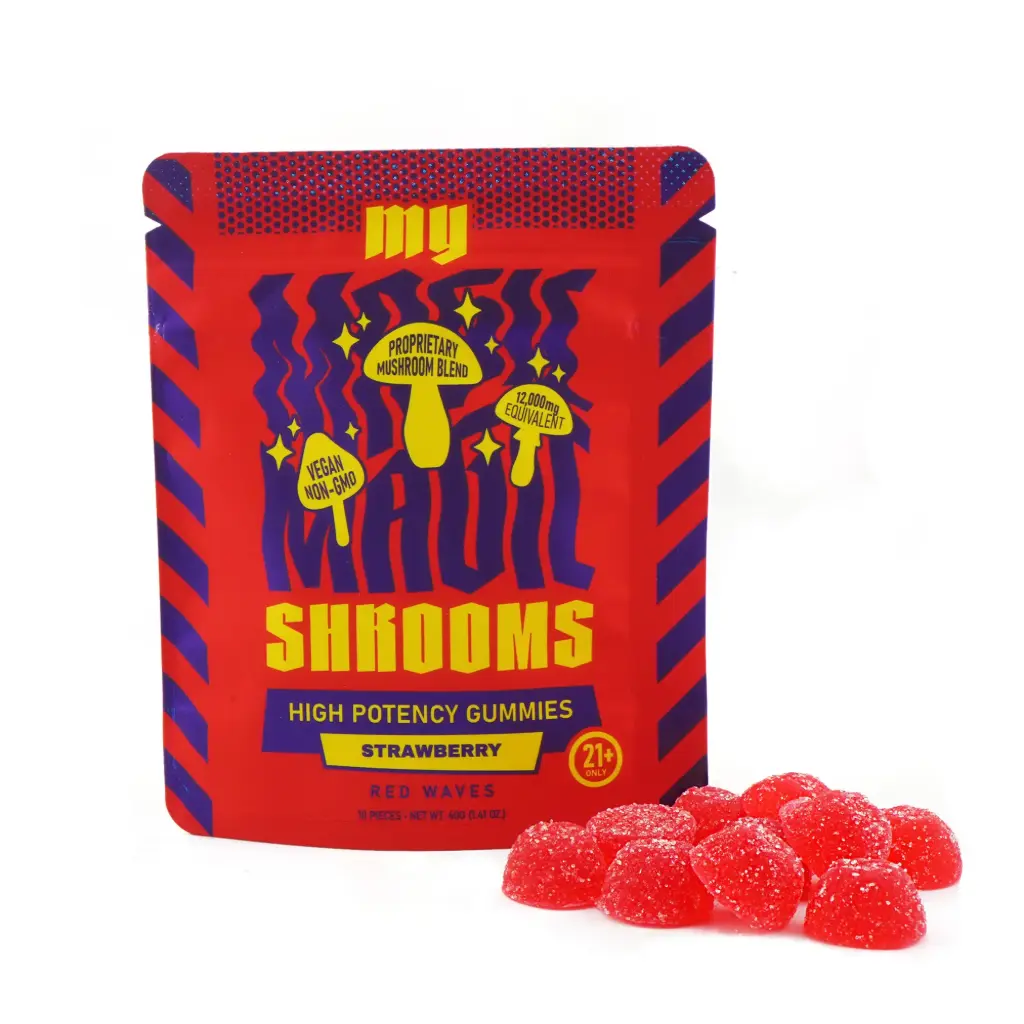 MY MAGIC SHROOMS Gummies Red Wave (Strawberry) 6/10ct