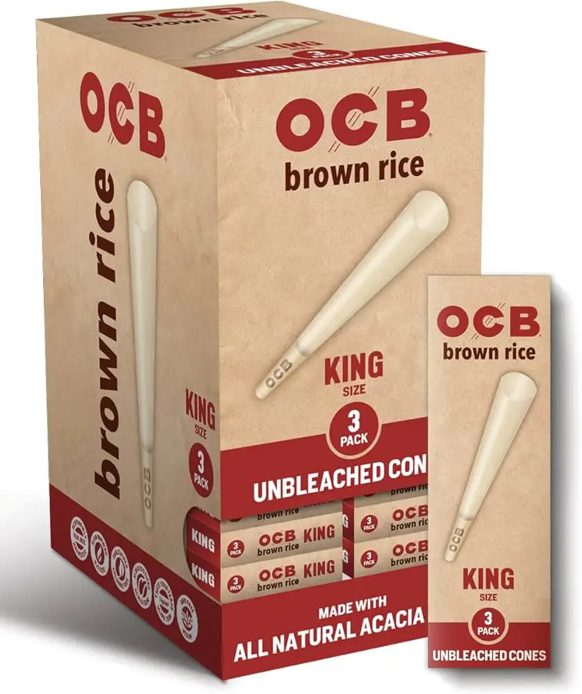 OCB Cones Rice King Size 3/24ct