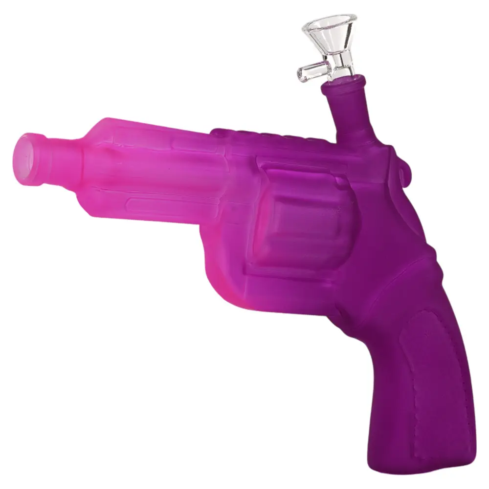 Glass Gun W.P. Revolver (MG-957) 10.0" - Purple