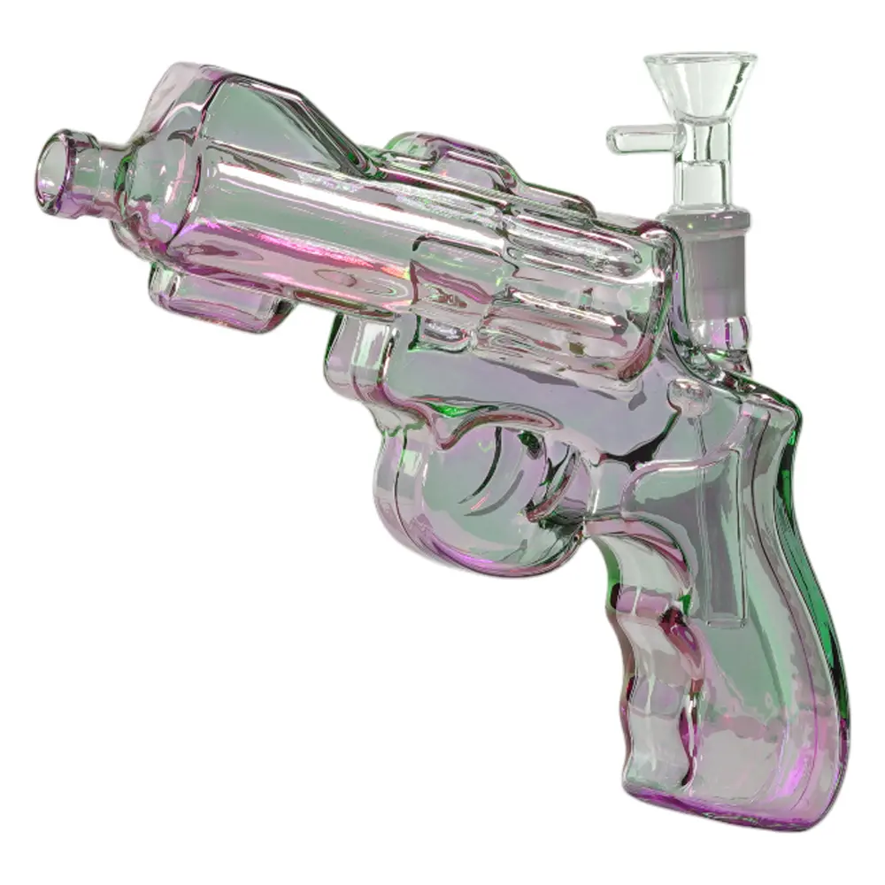 Glass Gun W.P. Small Revolver (MG-959) 8.0" - Purple