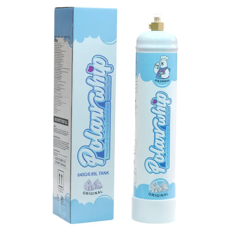 Polar Whip Chargers With Safety Relief Valve 0.95L 640 GR-Original (6 packs per Box)