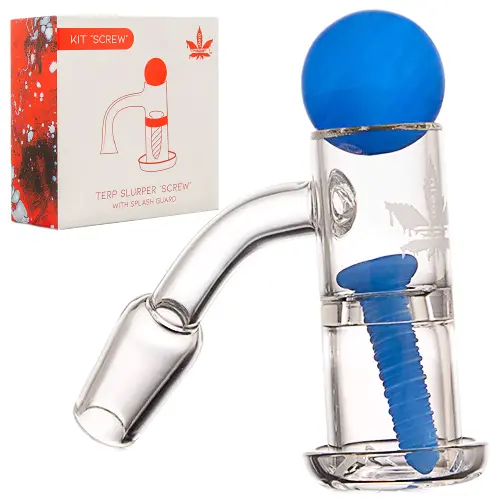 aLeaf Banger Quartz " Screw" Spinner Kit 14mm 90 Degree