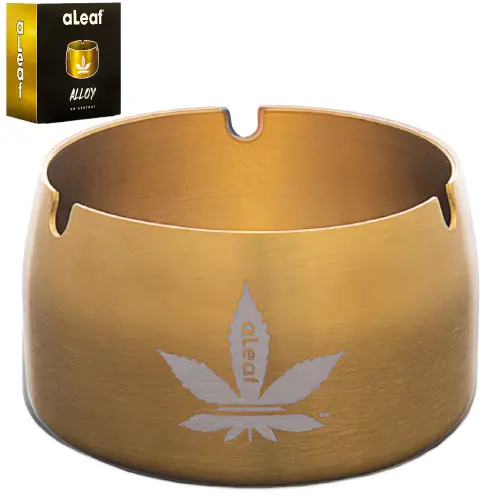 aLeaf Ashtray aLeaf Metal Ashtray 3.0" Gold