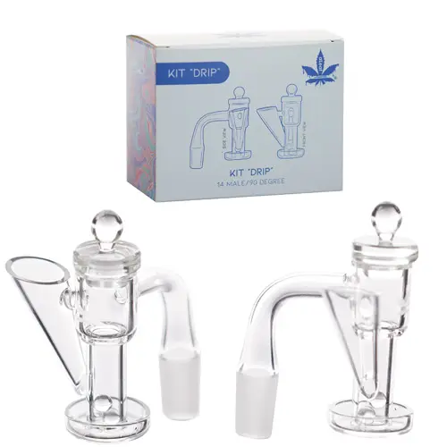 aLeaf Banger Kit Drip 14mm 90 Degree