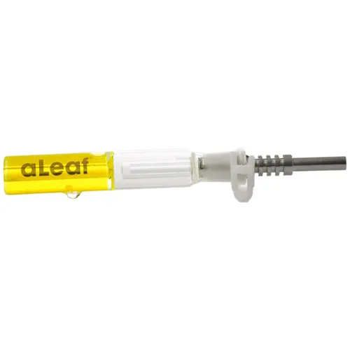 aLeaf Dabbers Honey Straw Glycerin Titanium Tip 8478 5.0" Yellow