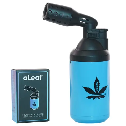 aLeaf Lighter Torch Supernova Blow 5'' Blue