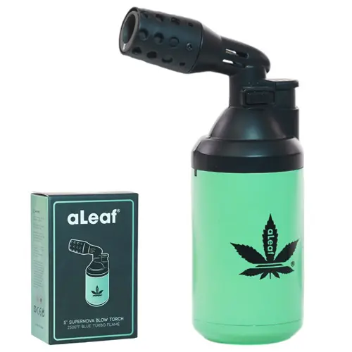 aLeaf Lighter Torch Supernova Blow 5'' Green