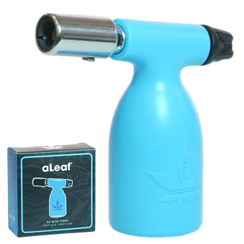 aLeaf Lighter Torch Supernova Blow 3.5" (8531) Blue