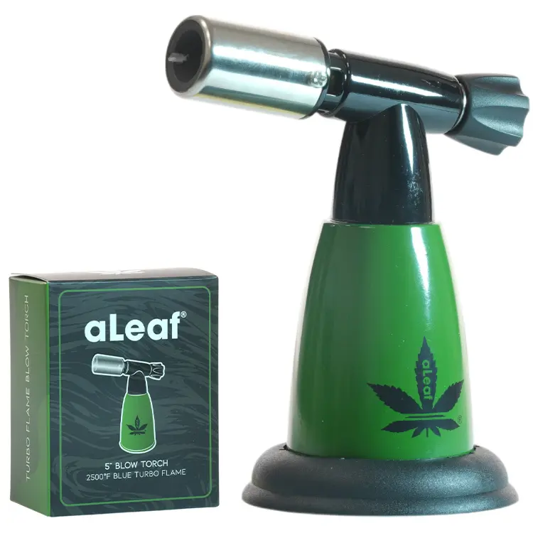 aLeaf Lighter Blow Torch (8542) 5.0" Green