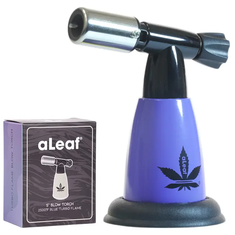 aLeaf Lighter Blow Torch (8542) 5.0" Purple