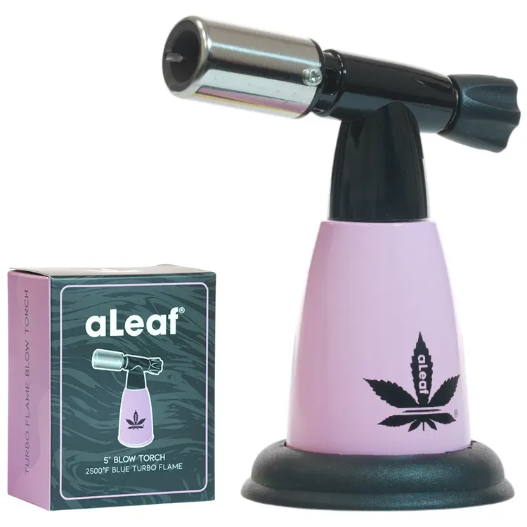 aLeaf Lighter Blow Torch (8542) 5.0" Pink