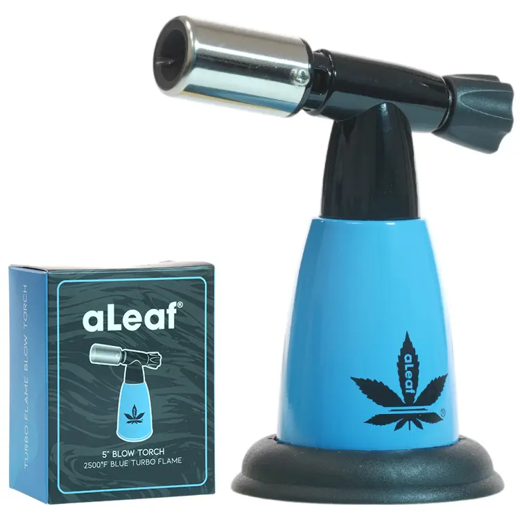 aLeaf Lighter Blow Torch (8542) 5.0" Blue