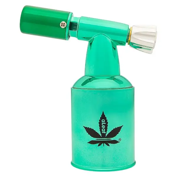 aLeaf Lighter Torch Brass Blow Turbo Flame 5.0" (8529)-Mint