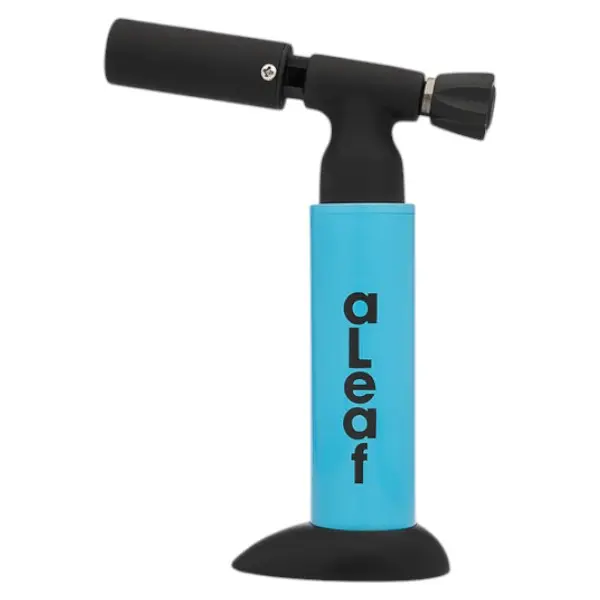 aLeaf Lighter Torch Blow Blue Turbo Flame 7.0"-Blue