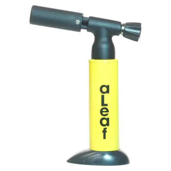 aLeaf Lighter Torch Blow Blue Turbo Flame 7.0"-Lemon