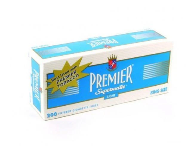 PREMIER Cigarette Tubes Blue King Size 200/5ct