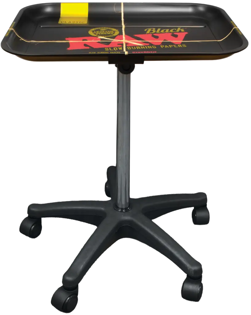 RAW Black Tray w/ Table Stand 1ct