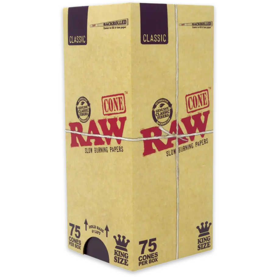 RAW Classic Cones King Size 75ct