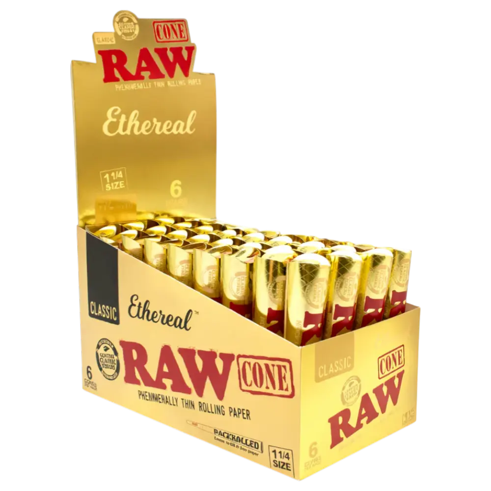 RAW Ethereal Cones 11/4 Size 6/32ct