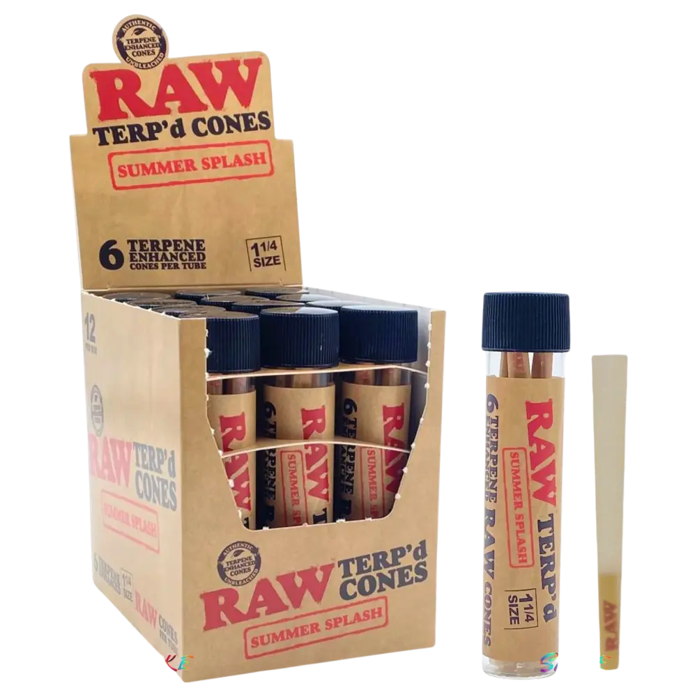 RAW Terp Dipped Cones Summer Splash 6/12ct
