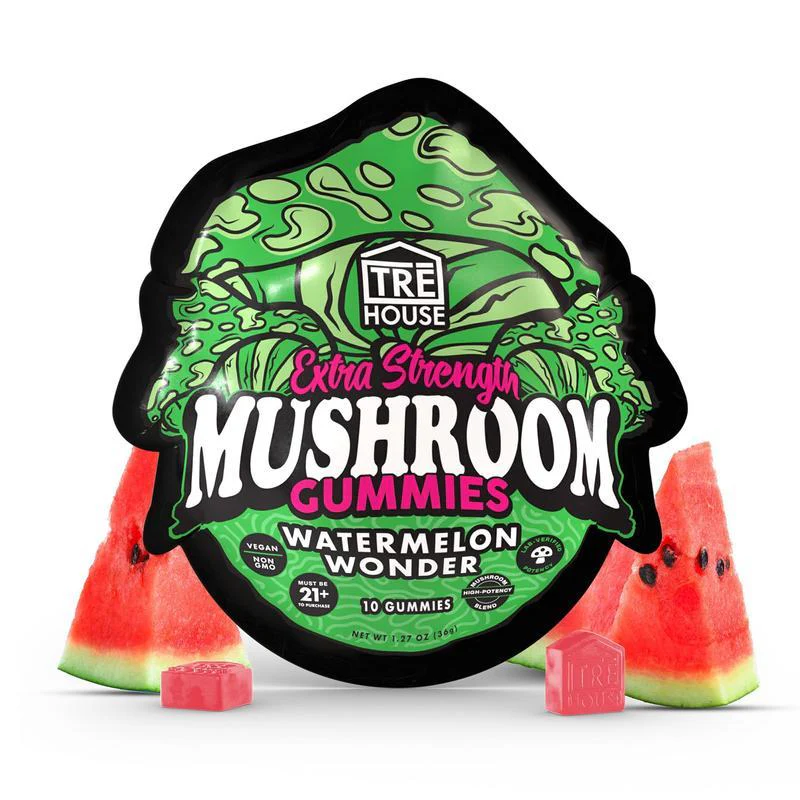 TRE HOUSE Extra Strength Magic Mushroom Gummies Watermelon Dream 10ct