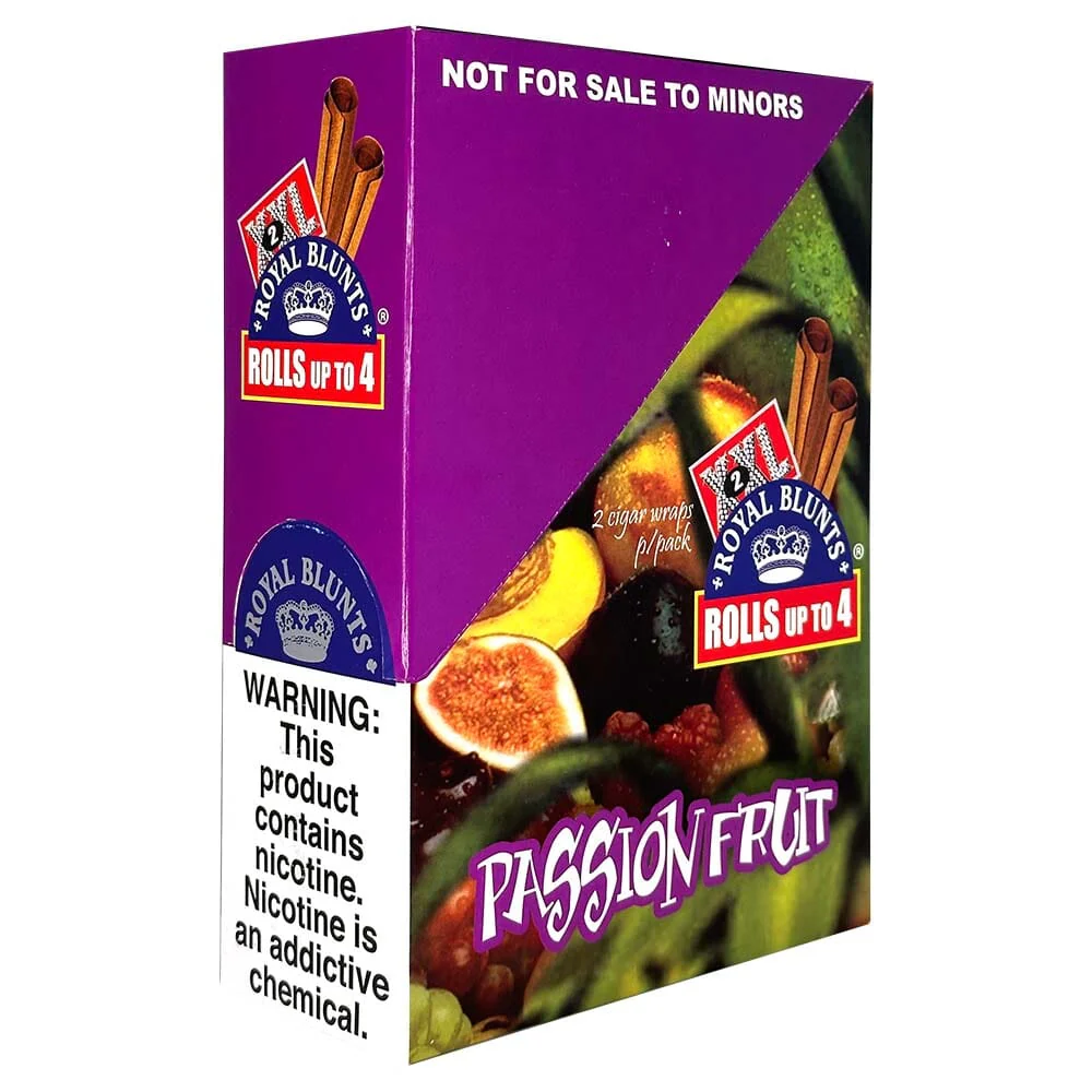 XXL Tobacco Wraps Passion Fruit 25ct