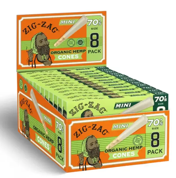 ZIG ZAG Cones Organic Hemp King Size 3/24ct