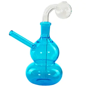 O.B. Water Pipe Double Round 8184 6.0" Light Blue