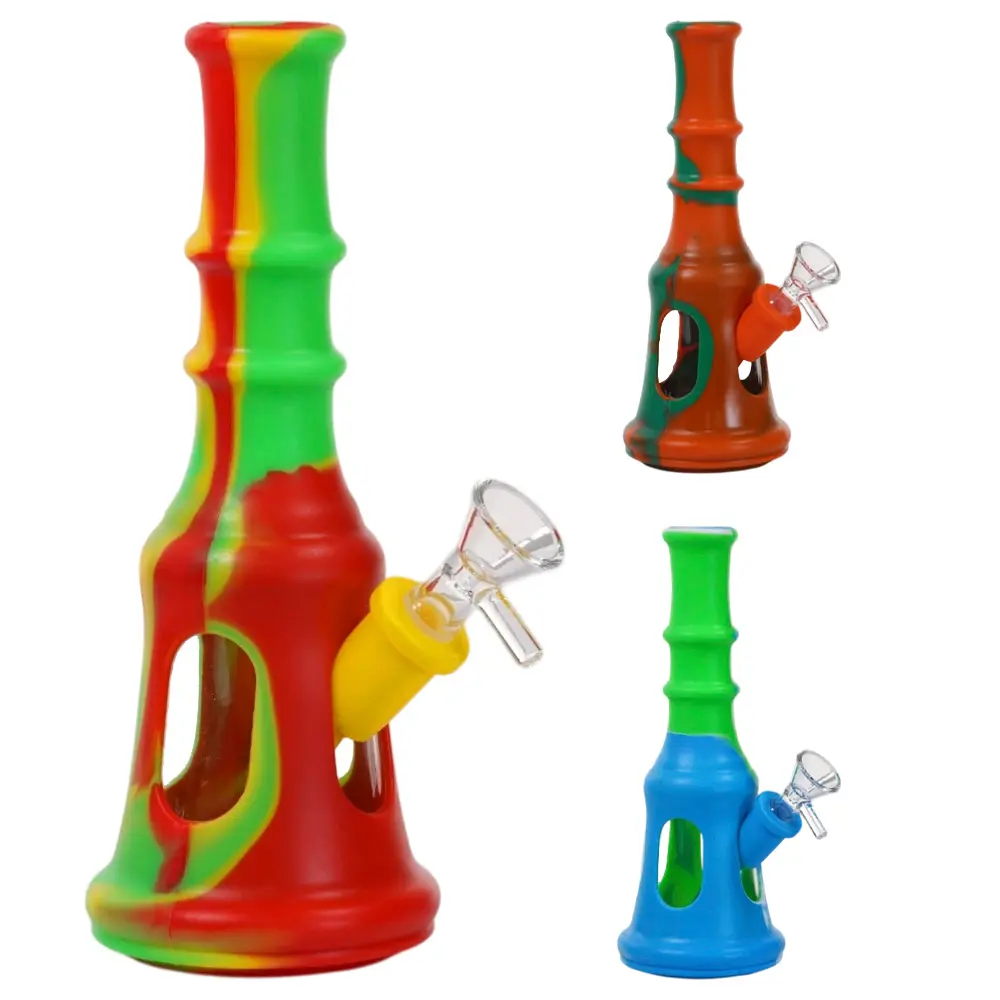 Silicone & Glass W.P. - 8.0" (3 per pack / Assorted)