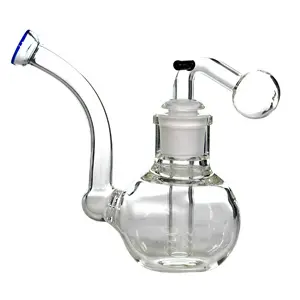 O.B. Water Pipe Ball No Base 1528a 5.0" Blue