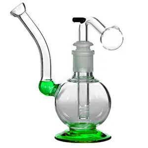 Unbranded O.B. Water Pipes Ball Color Base 1529 6.5" Green