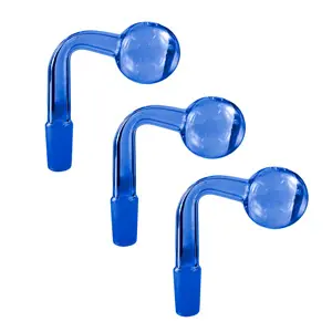 O.B. Adapter Male for Glass on Glass 14mm Blue (3 per pack)