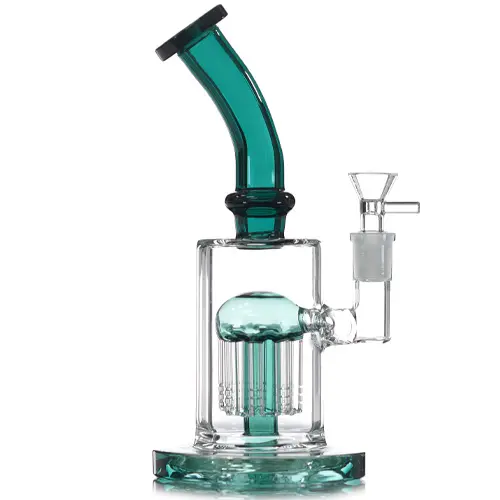 Glass W.P. With 10 arms (8111) 9.5" Teal